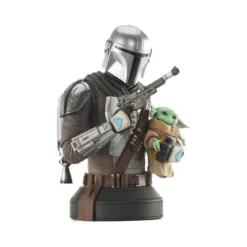 Gentle Giant - buste 1/6 The Mandalorian with Grogu - Star Wars: The Mandalorian
