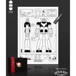 Goldorak Uv Print Robot Grendizer A4 WAT