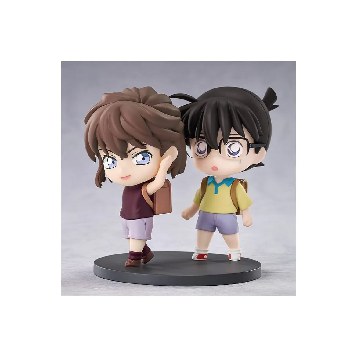 GoodSmile - Qset Conan Edogawa & Ai Haibara - Pack 2 figurines Detective Conan