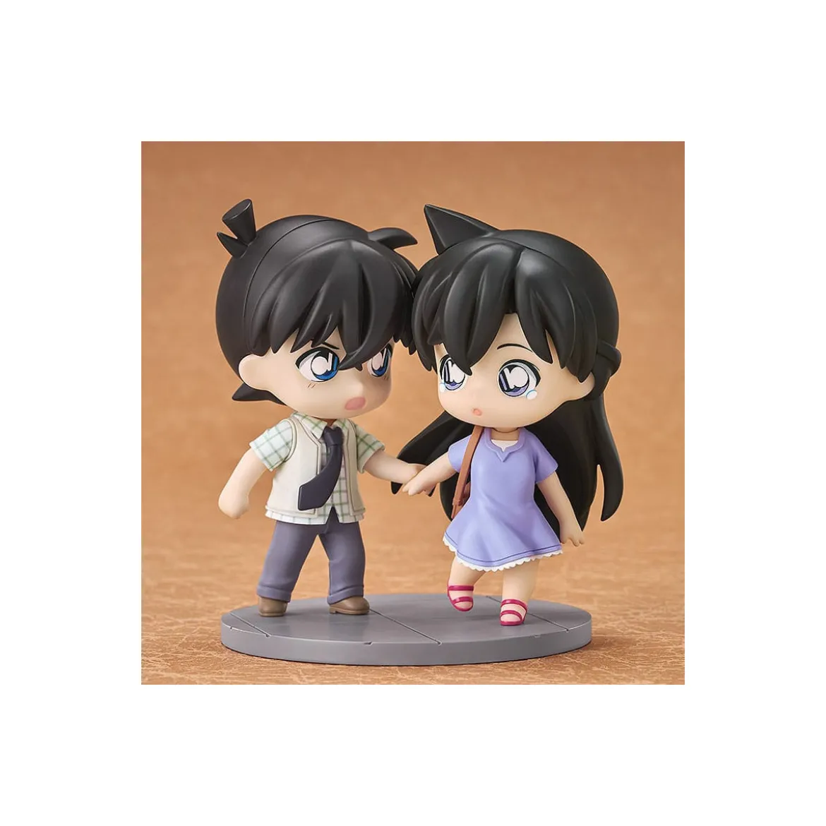 GoodSmile - Qset Shinichi Kudo & Ran Mori - Pack 2 figurines Detective Conan