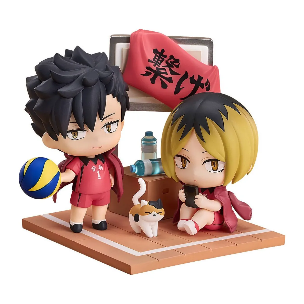 GoodSmile - Qset Tetsuro Kuroo & Kenma Kozume - Pack 2 figurines HAIKYUU !! TO THE TOP