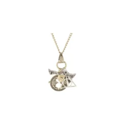 Harry Potter pendentif et collier plaqué argent Symbols