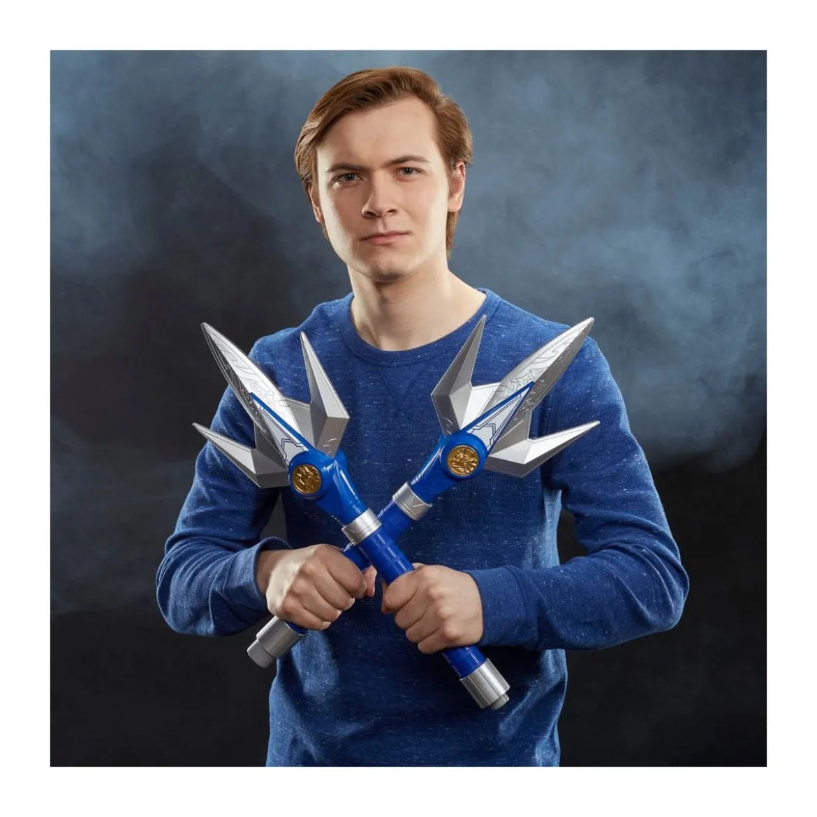 Hasbro - BLUE RANGER POWER LANCER 1:1 - Mighty Morphin Power Rangers Lightning Collection