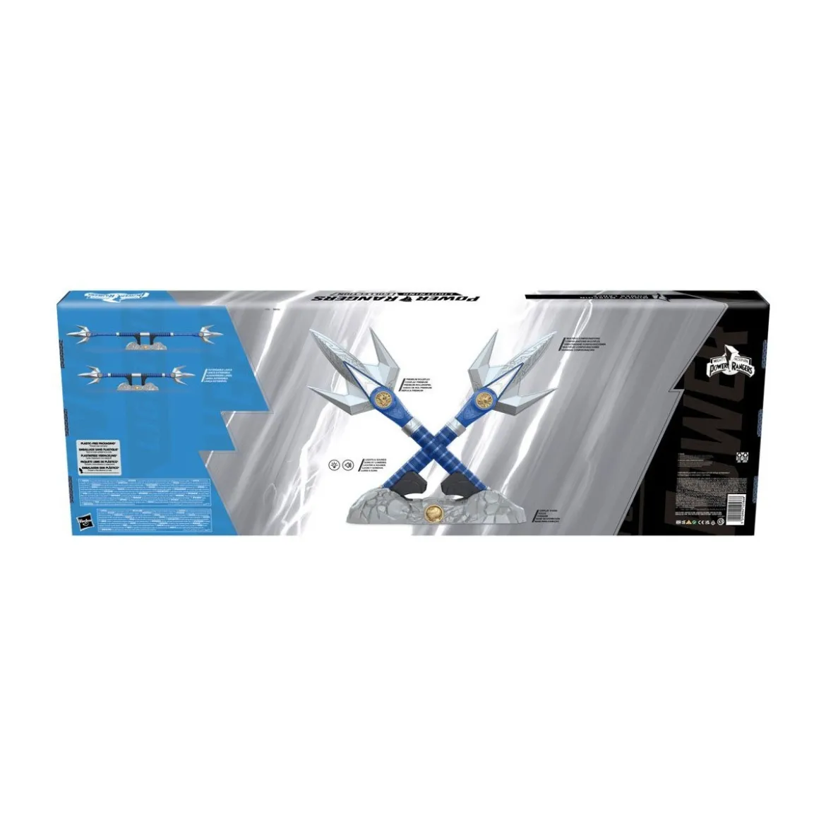 Hasbro - BLUE RANGER POWER LANCER 1:1 - Mighty Morphin Power Rangers Lightning Collection