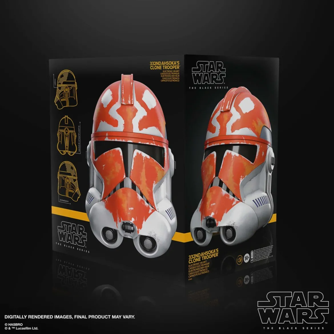 Hasbro - Casque électronique 332nd Ahsoka's Clone Trooper - Star Wars Black Series