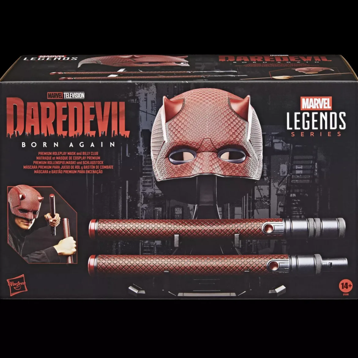 Hasbro - Daredevil: Born Again Matraque et masque 1/1 - Marvel Legends Series
