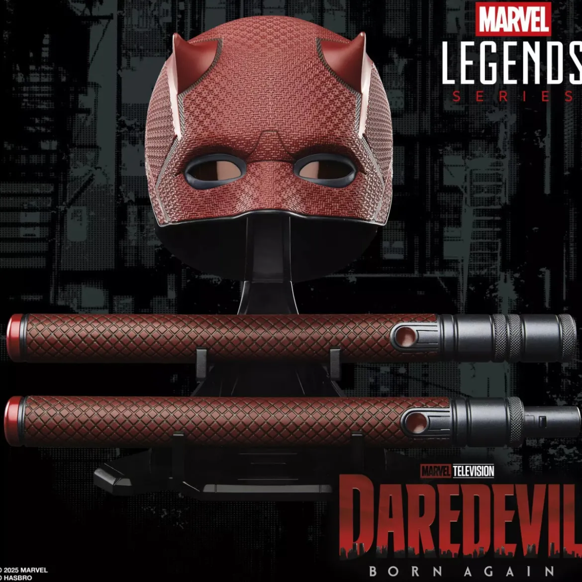 Hasbro - Daredevil: Born Again Matraque et masque 1/1 - Marvel Legends Series