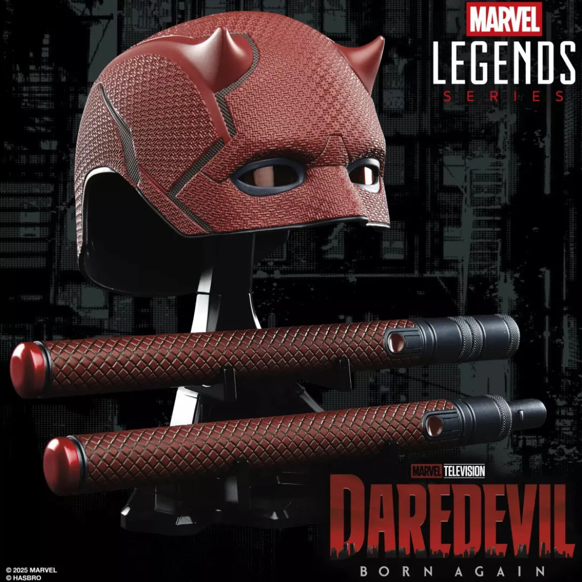 Hasbro - Daredevil: Born Again Matraque et masque 1/1 - Marvel Legends Series