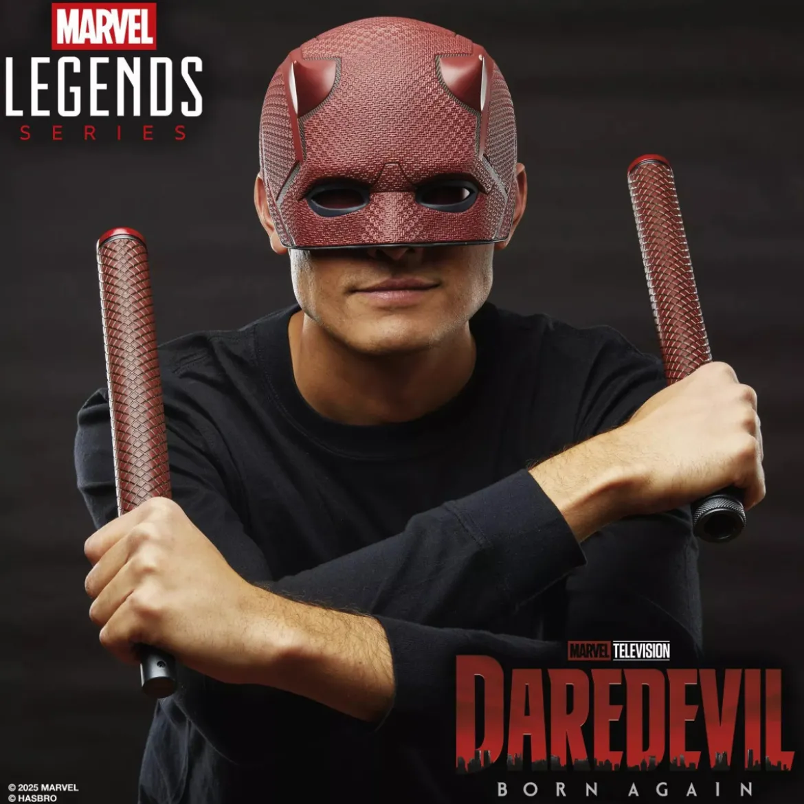 Hasbro - Daredevil: Born Again Matraque et masque 1/1 - Marvel Legends Series