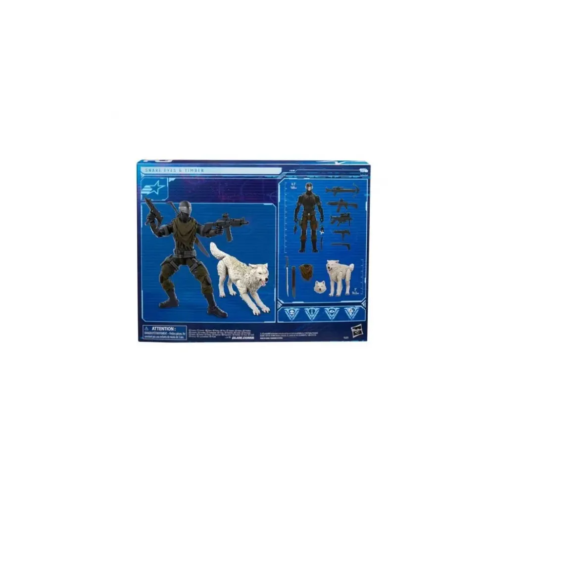 Hasbro G.I.JOE - Set de 2 figurines Snake eyes & Timber - Classified Series