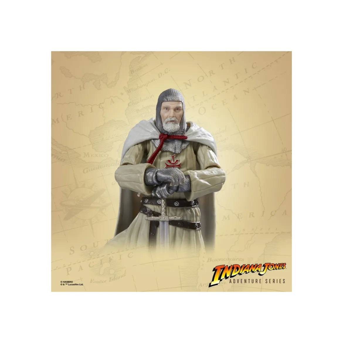 Hasbro - Grail Knight - Indiana Jones Adventure Series: Indiana Jones et la Derniere Croisade 1/12