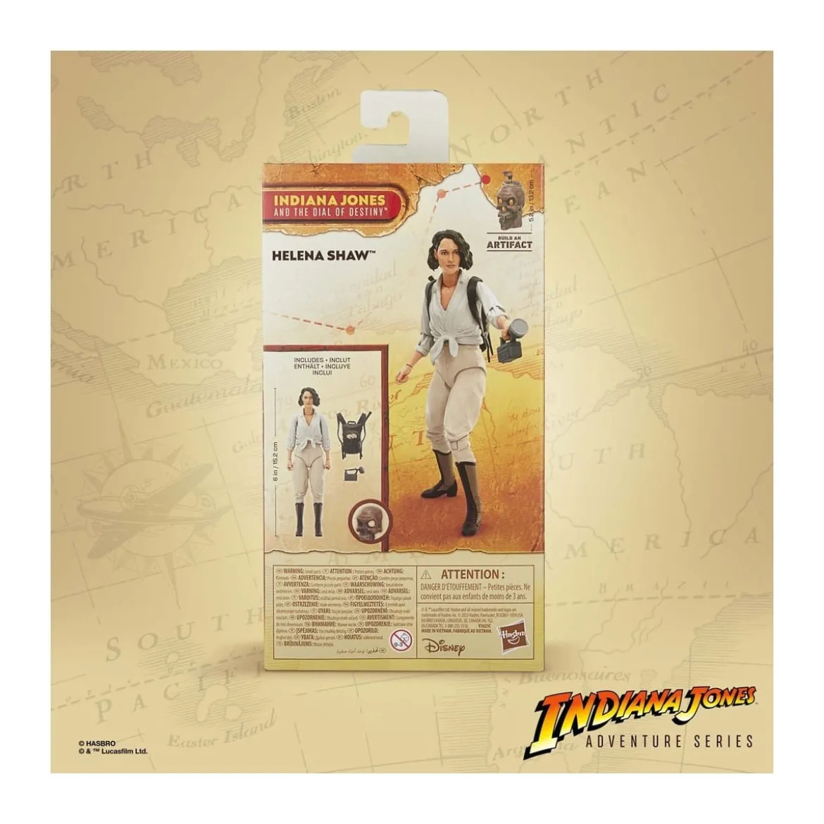 Hasbro - Helena Shaw - Indiana Jones Adventure Series: Indiana Jones et le Cadran de la destinée 1/12