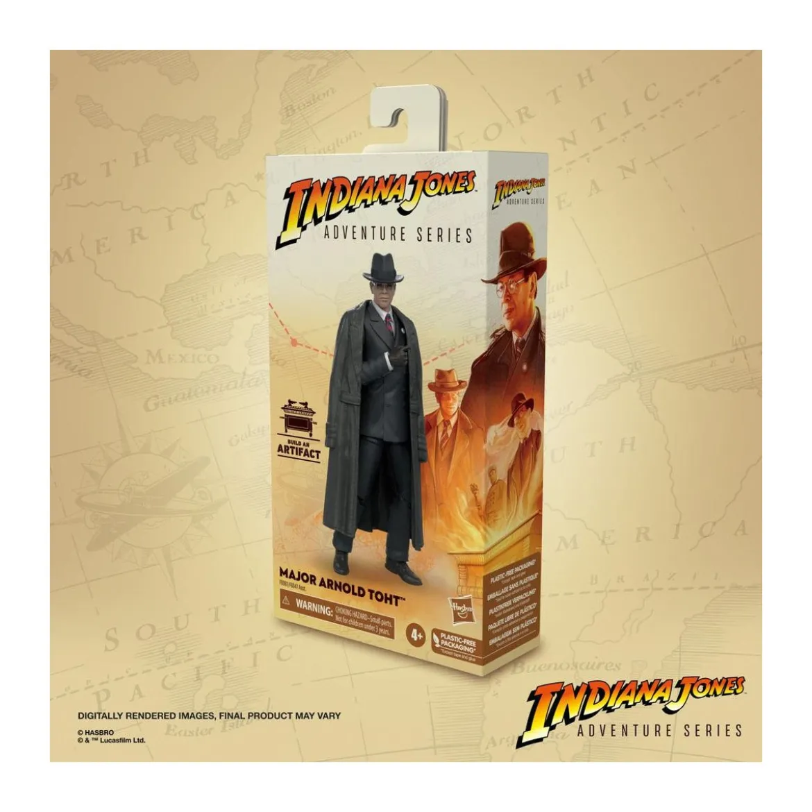 Hasbro - Major Arnold Toht - Indiana Jones Adventure Series: Les Aventuriers de l'arche perdue 1/12