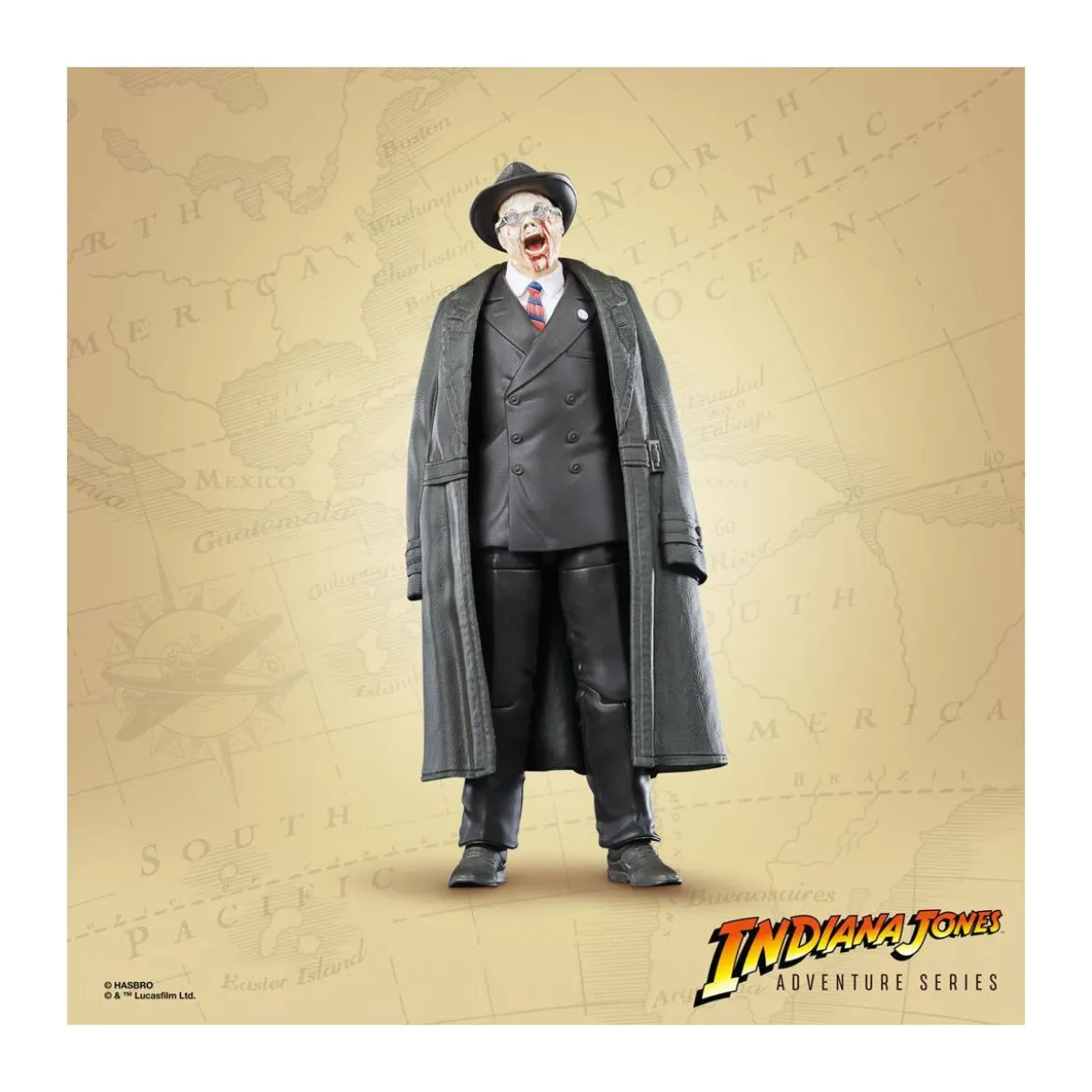 Hasbro - Major Arnold Toht - Indiana Jones Adventure Series: Les Aventuriers de l'arche perdue 1/12