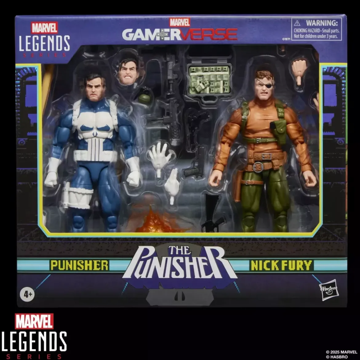 Hasbro Marvel Legends Series Gamerverse - Punisher & Nick Fury