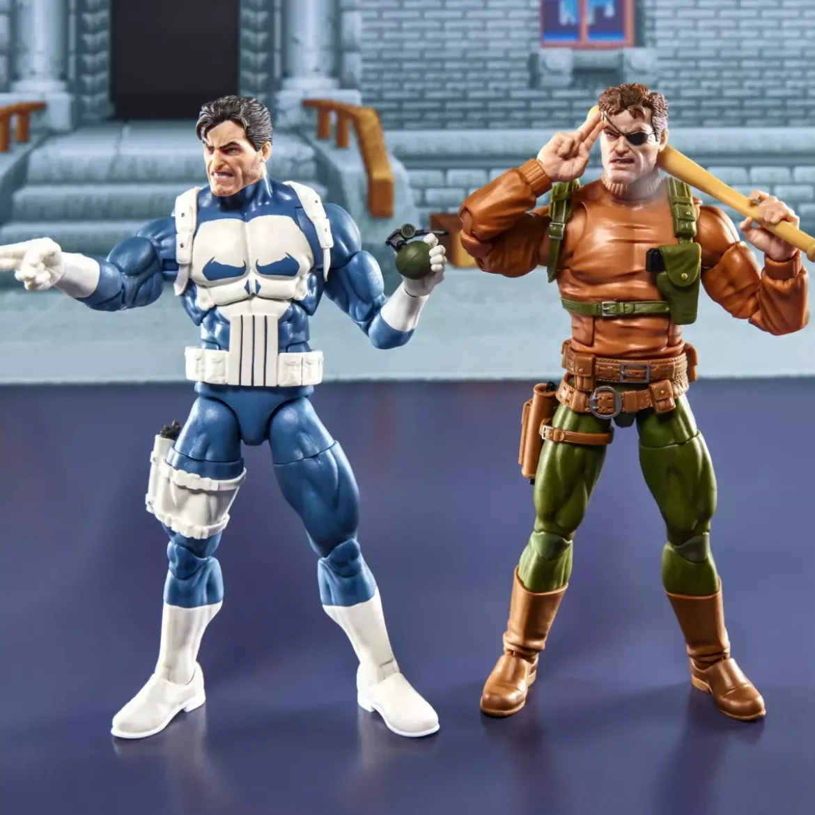 Hasbro Marvel Legends Series Gamerverse - Punisher & Nick Fury