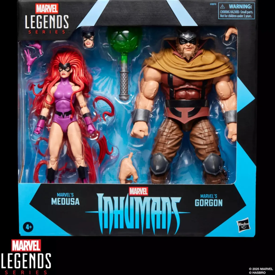 Hasbro Marvel Legends Series Inhumans - Medusa & Gorgon