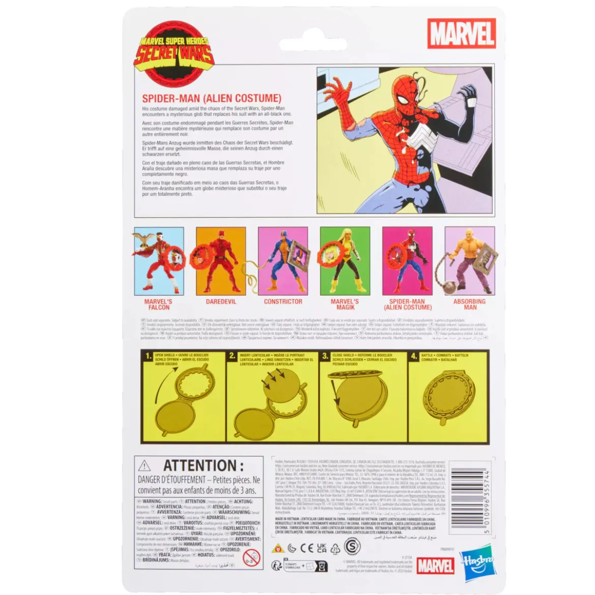 Hasbro Marvel Legends Series - Spider-Man (Alien Costume) - Secret Wars serie 2