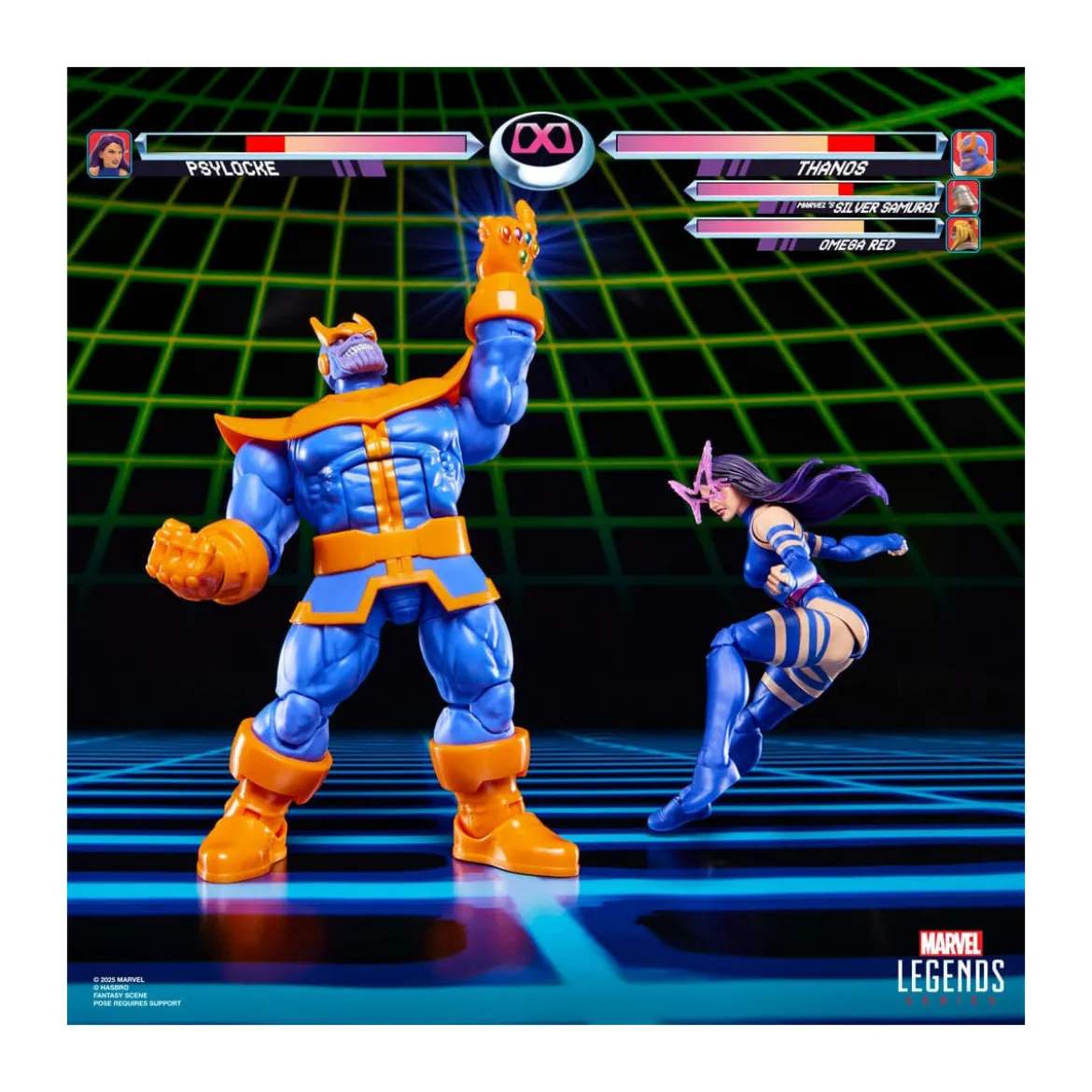 Hasbro Marvel Legends Series Gamerverse - Psylocke vs. Thanos
