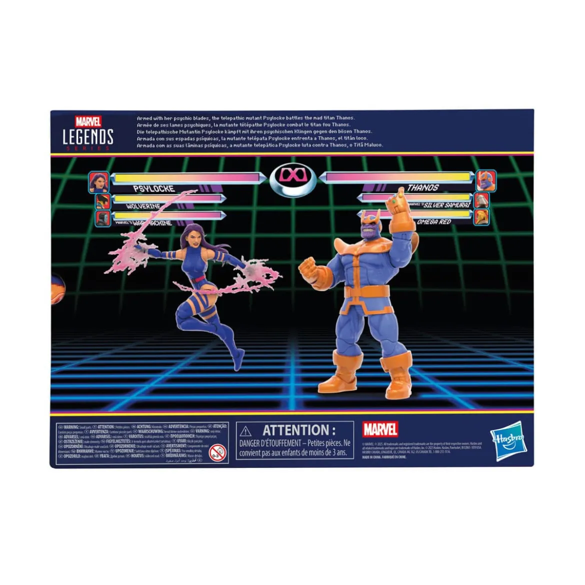 Hasbro Marvel Legends Series Gamerverse - Psylocke vs. Thanos