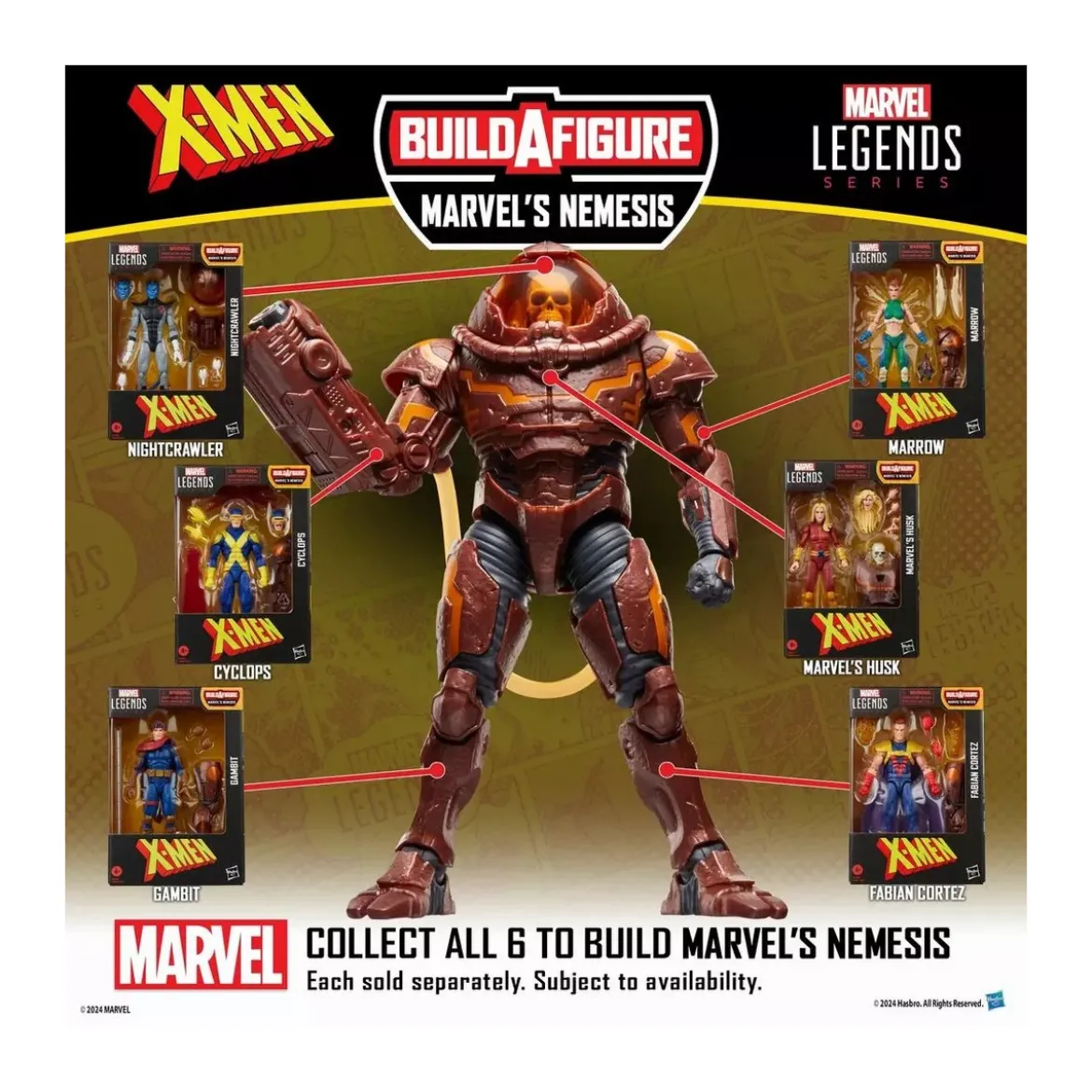 Hasbro Marvel Legends Series X-Men - Cyclops X-Factor - Nemesis Wave
