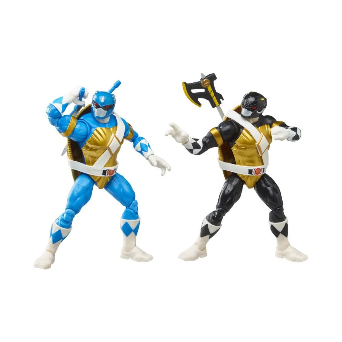Hasbro - Pack 2 Figurines MORPHED DONATELLO & LEONARDO - Lightning Collection Power Rangers