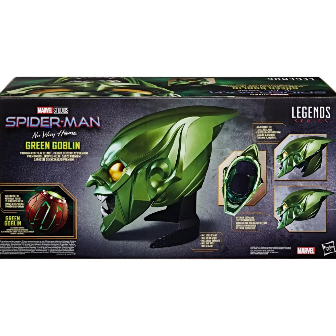Hasbro - Replique Casque Green Gobelin 1/1 - Marvel Legends Helmet