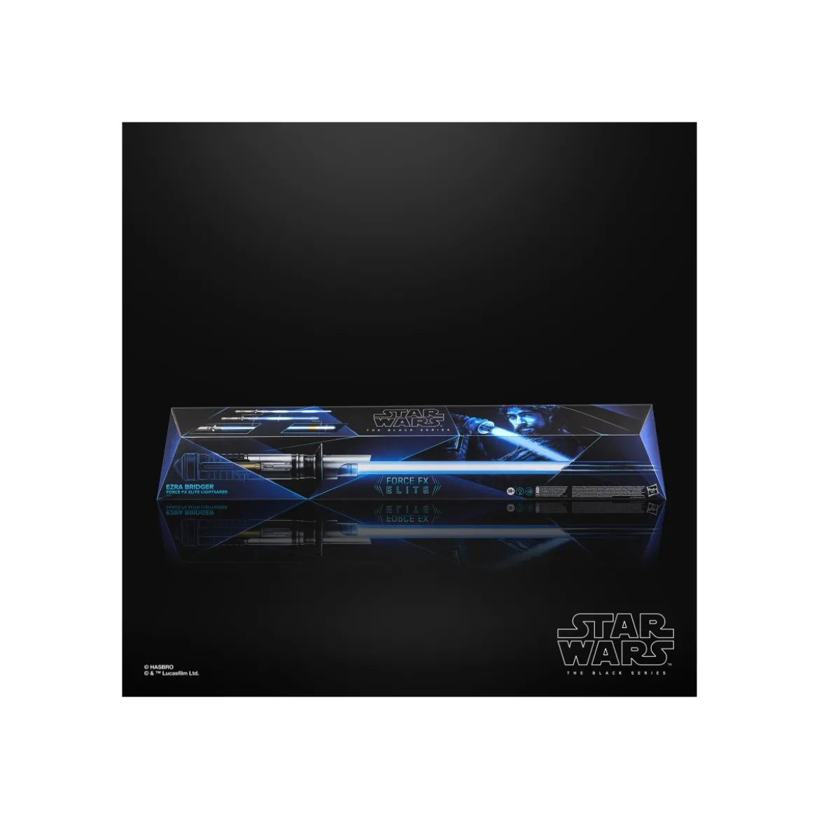 Hasbro - Sabre Laser Ezra Bridger Force Fx Lightsaber - Black Serie Replica Elite