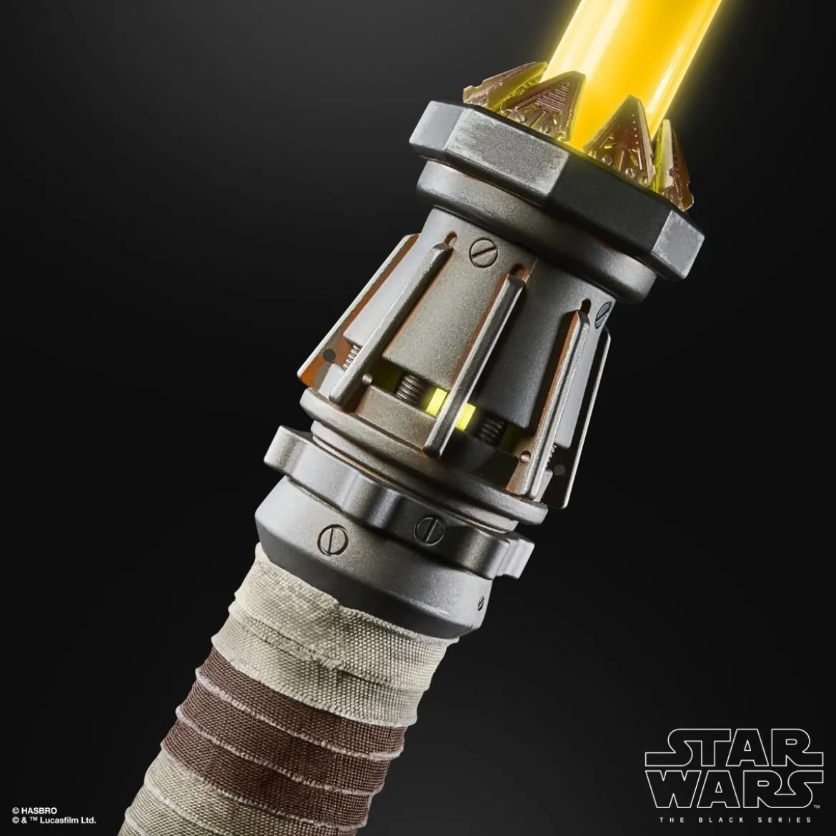 Hasbro - Sabre Rei Force Fx Lightsaber - Black Serie Replica Elite Version