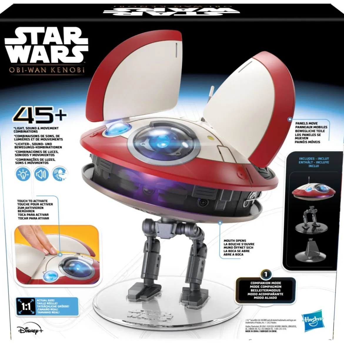 Hasbro Star Wars LO-LA59 (Lola) Animatronic Edition 15 cm Obi-Wan Kenobi figurine électronique