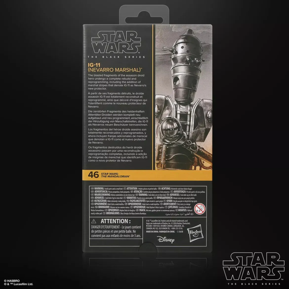 Hasbro Star Wars The Black Series - IGG-11(Nevarro Marshal) - The Mandalorian & Grogu