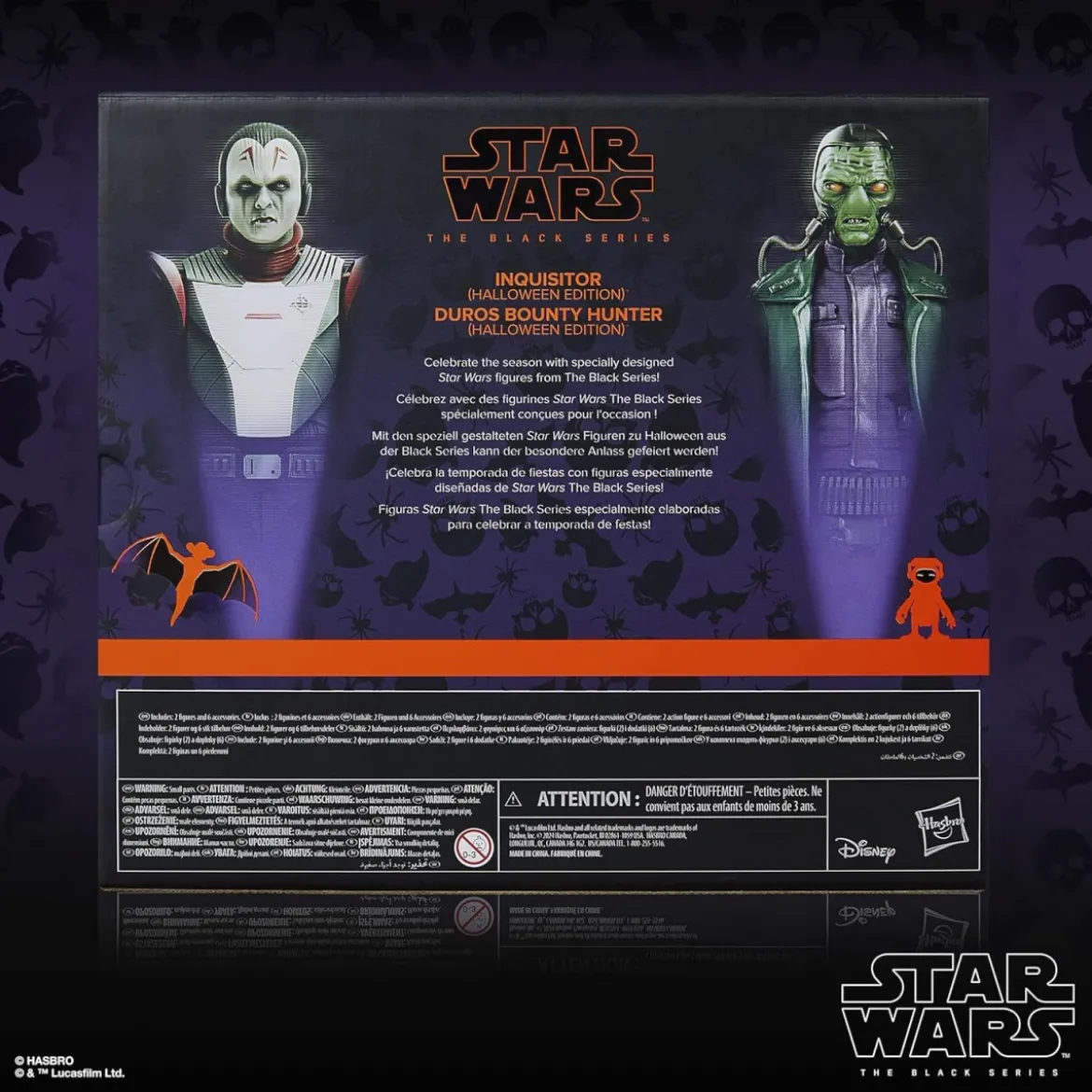 Hasbro Star Wars The Black Series - Inquisitor & Duros Bounty Hunter Halloween 2-Pack