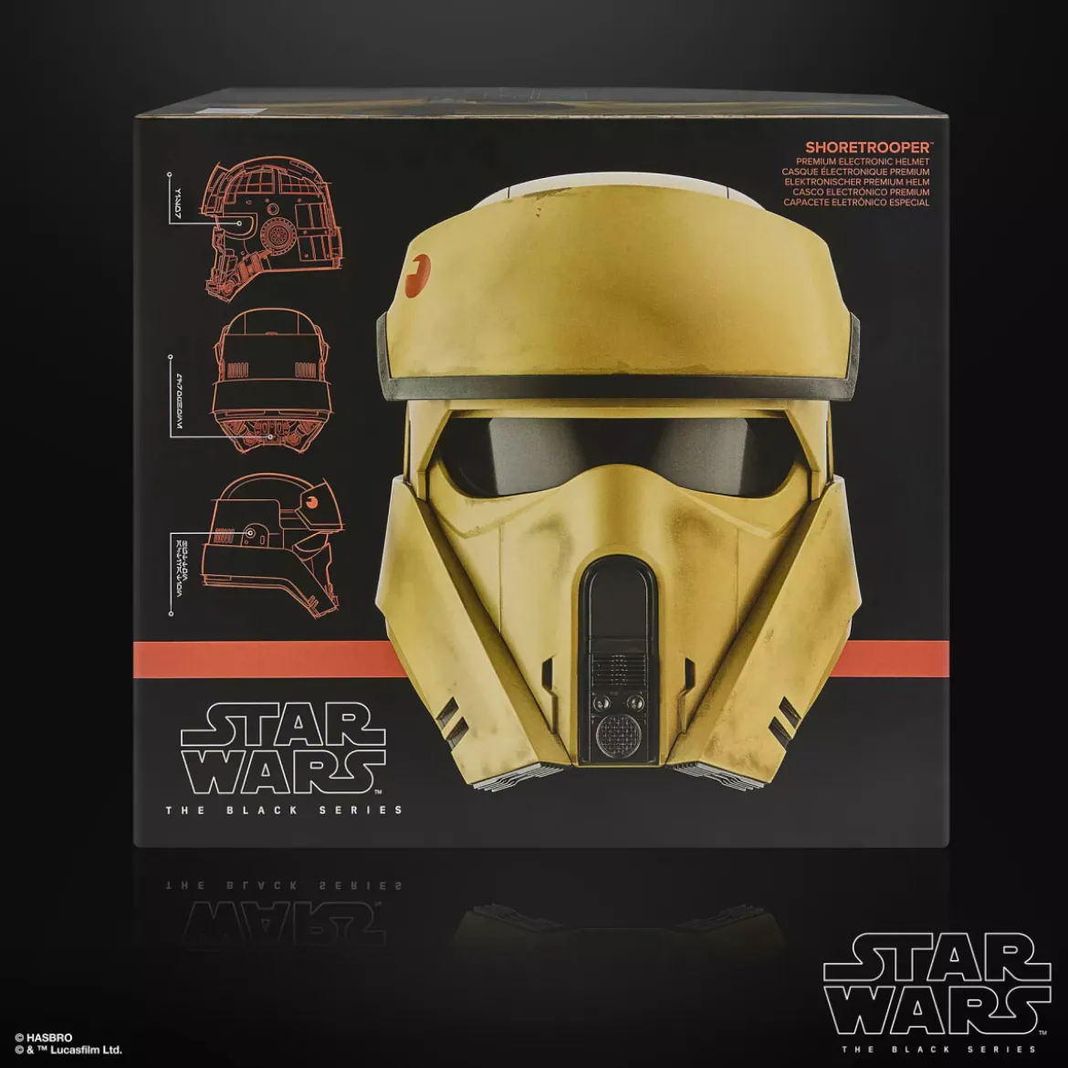 Hasbro Star Wars The Black Series - Casque électronique Shoretrooper - Andor