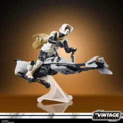 Hasbro - Star Wars The Vintage Collection - Speeder Bike, Scout Trooper & Grogu - The Mandalorian