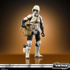 Hasbro - Star Wars The Vintage Collection - Speeder Bike, Scout Trooper & Grogu - The Mandalorian