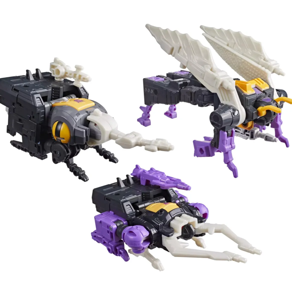 Hasbro - Transformers The Movie - Collection Insecticon Bombshell, Insecticon Shrapnel et Insecticon Kickback - MTMTE Collection