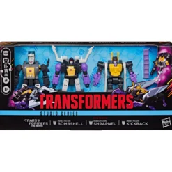 Hasbro - Transformers The Movie - Collection Insecticon Bombshell, Insecticon Shrapnel et Insecticon Kickback - MTMTE Collection