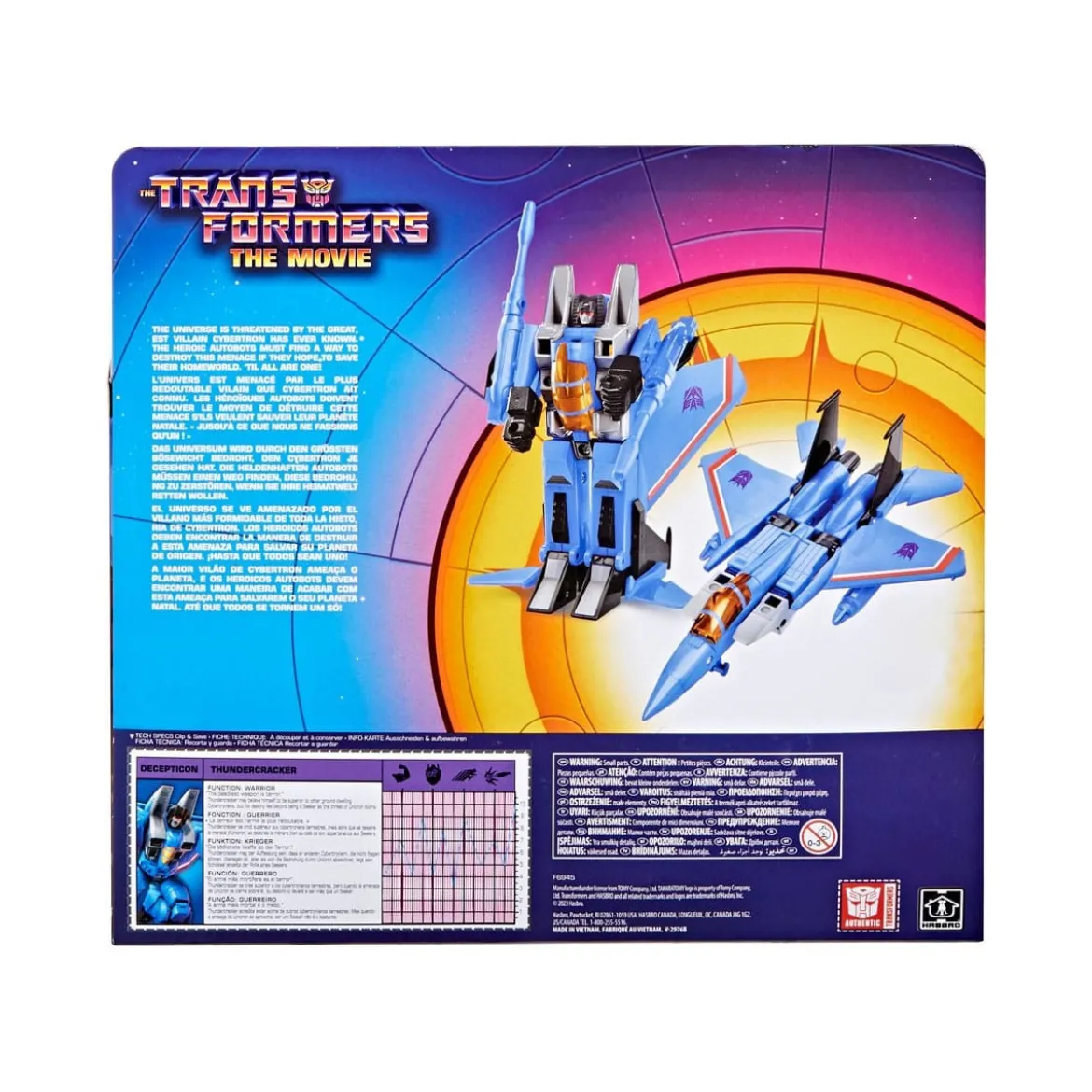 Hasbro - Transformers The Movie - Decepticon Thundercracker - Retro Transformers