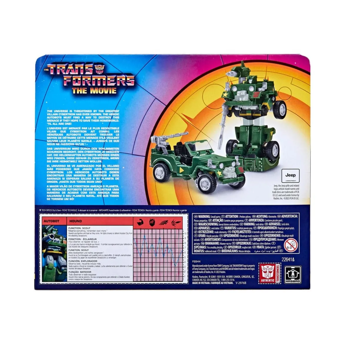 Hasbro - Transformers The Movie - Autobot Hound - Retro Transformers