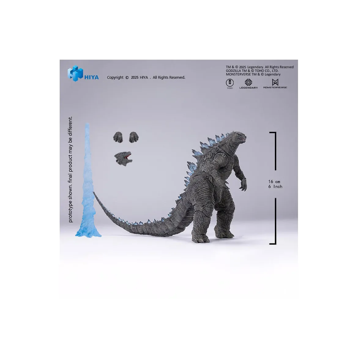 HIYA TOYS - Exquisite Basic Series 1/12 - Godzilla 2014 Translucent Ver.
