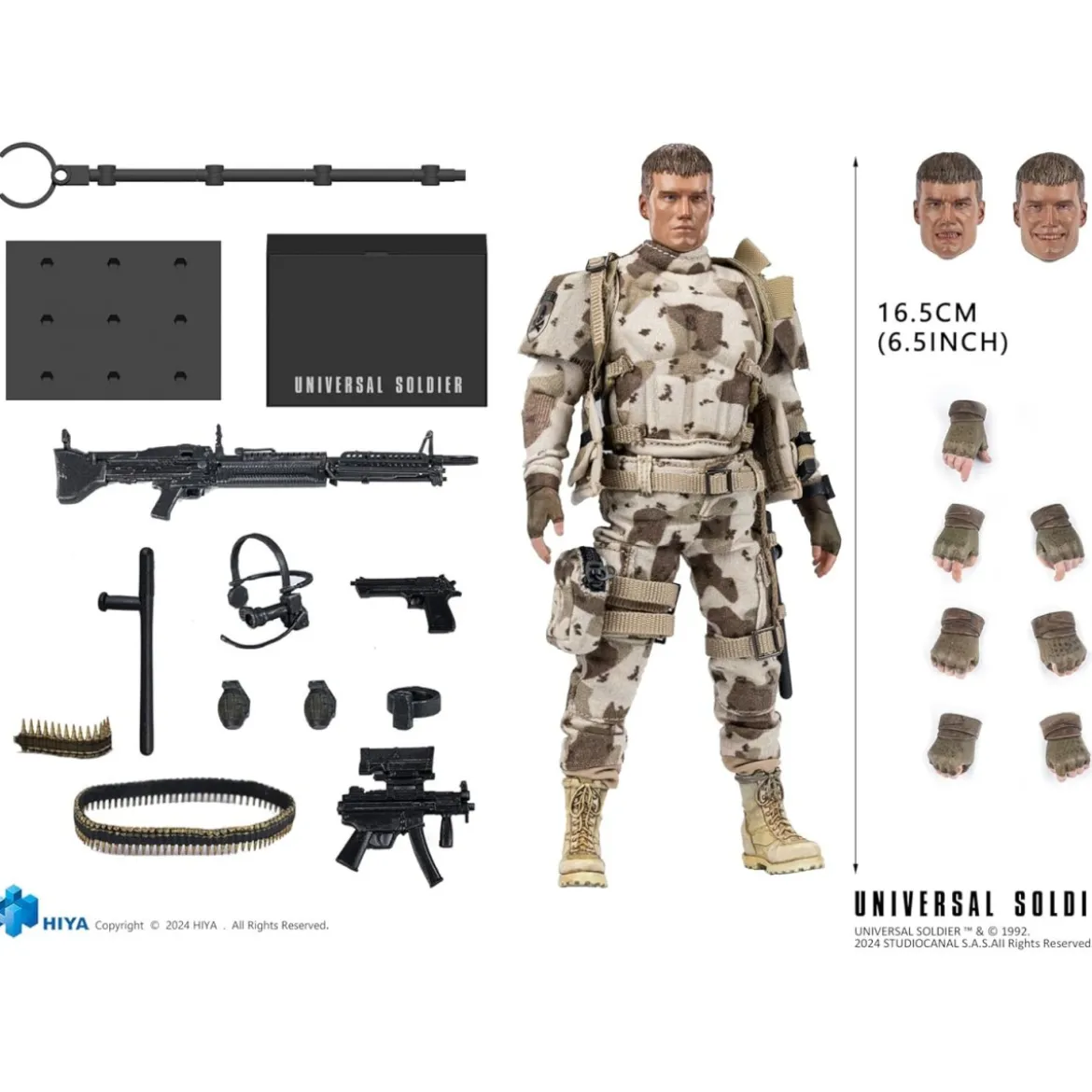 HIYA TOYS - Exquisite Super Series 1/12 - Universal Soldier (1992) Andrew Scott