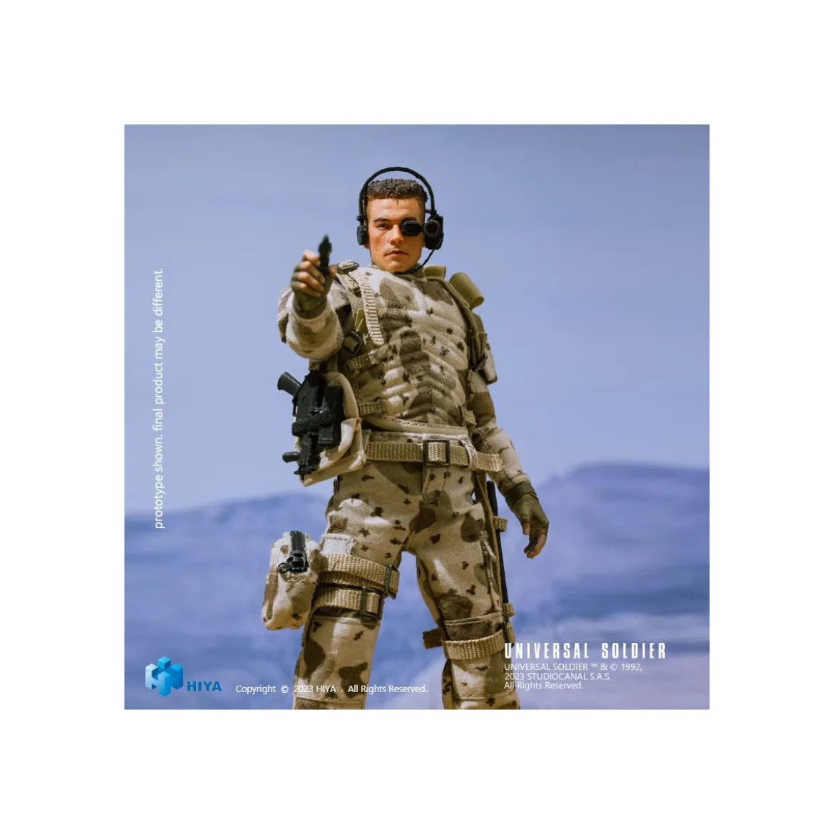 HIYA TOYS - Exquisite Super Series 1/12 - Universal Soldier (1992) Luc Deveraux JCVD
