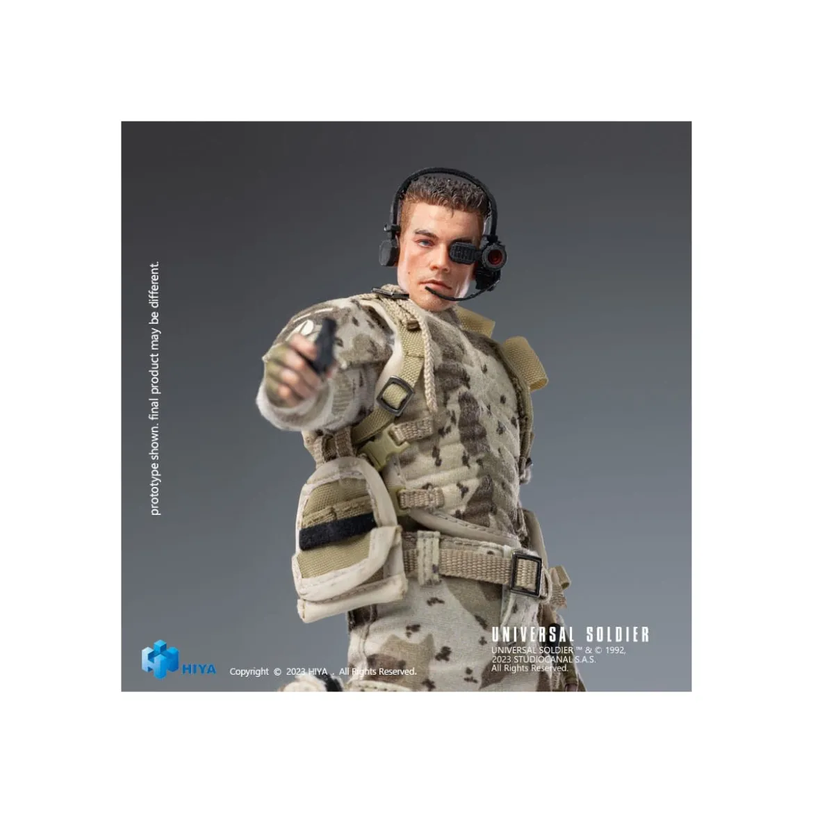HIYA TOYS - Exquisite Super Series 1/12 - Universal Soldier (1992) Luc Deveraux JCVD