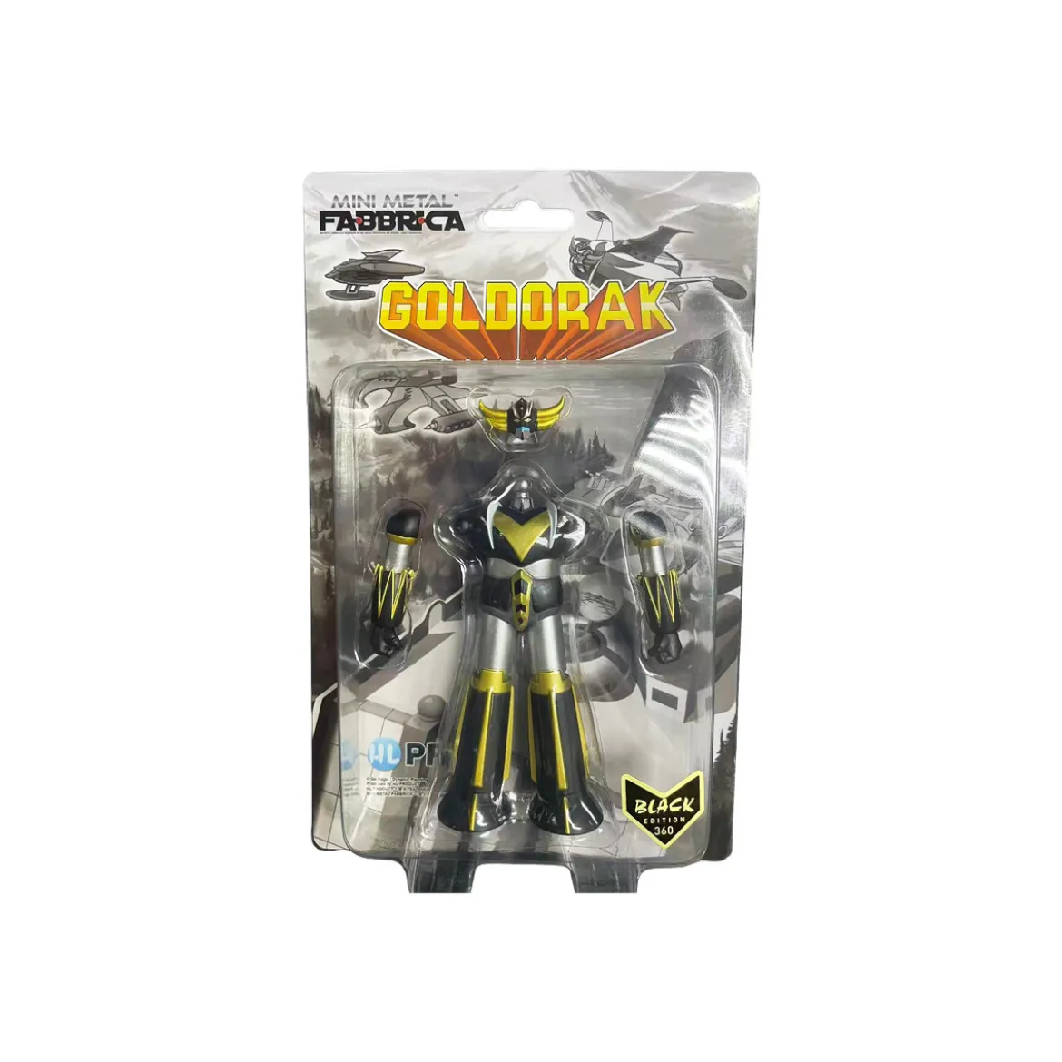 HL Pro - Goldorak Mini Metal Fabbrica Black & Gold Exclusive Figurine-Collector - Ufo Robot Grendizer