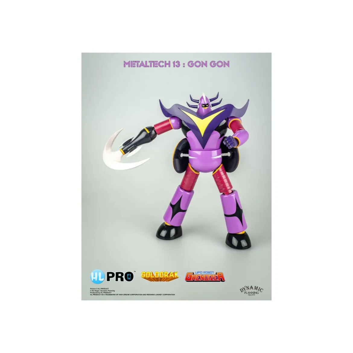 HL PRO - Gon Gon Anime Color - Goldorak - UFO Robot Grendizer - Metaltech 13 Die Cast