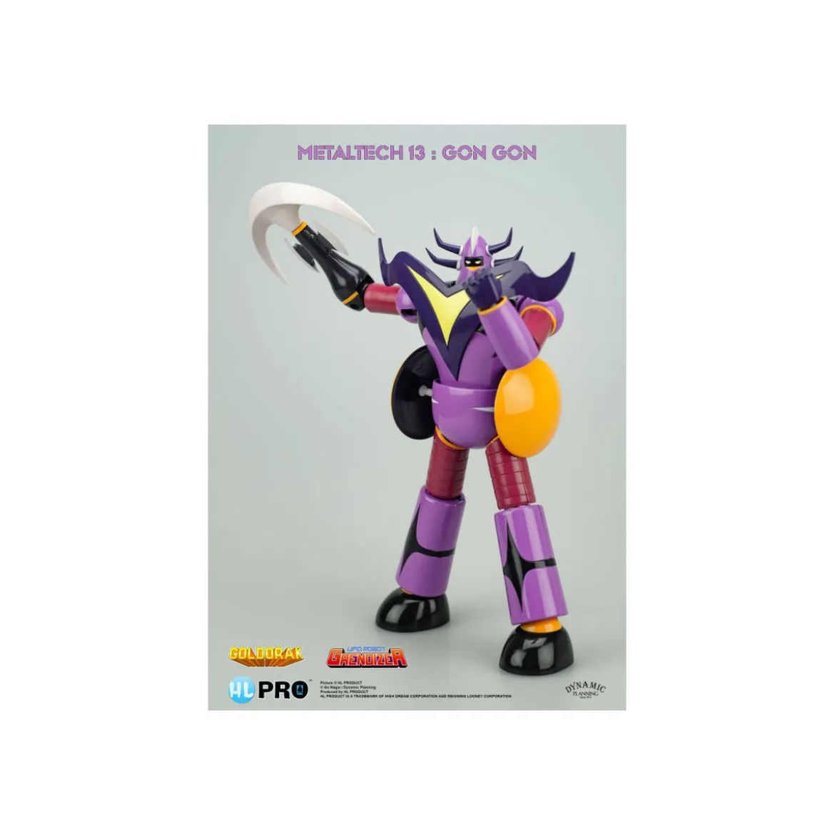 HL PRO - Gon Gon Anime Color - Goldorak - UFO Robot Grendizer - Metaltech 13 Die Cast