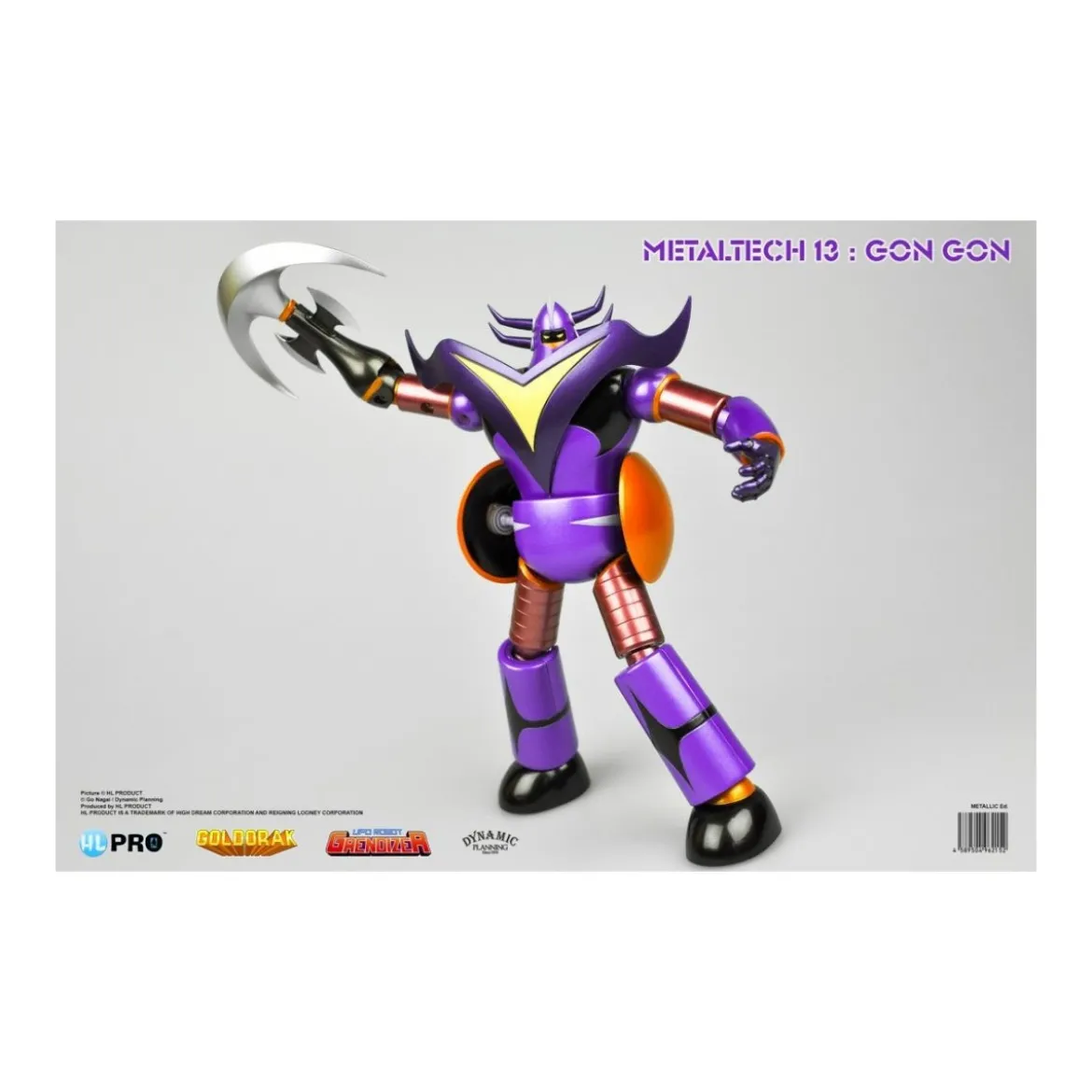 HL PRO - Gon Gon Metallic Color - Goldorak - UFO Robot Grendizer - Metaltech 13 Die Cast