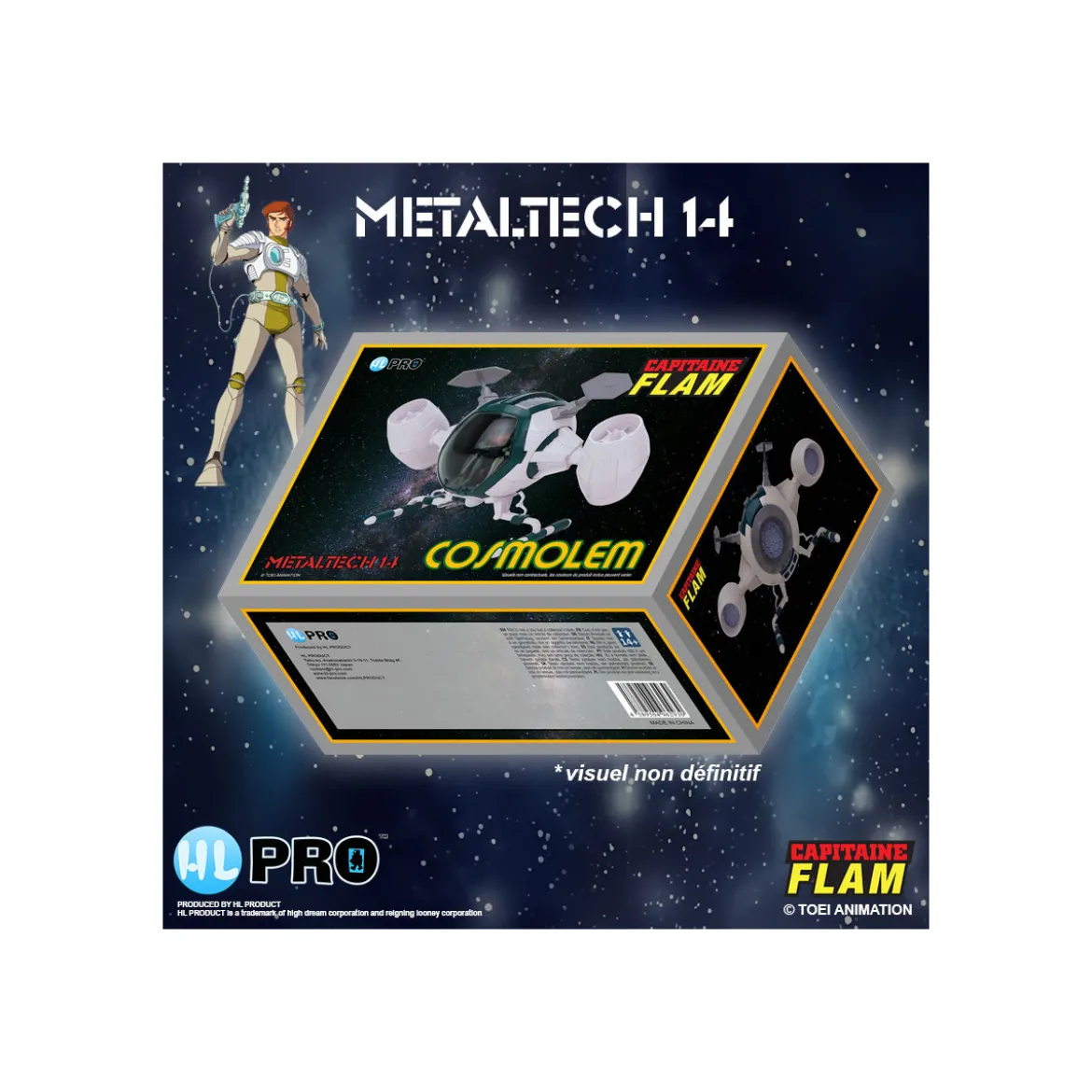 HLPro Metaltech 14 - Cosmolem Capitaine Flam - Cosmoliner Captain Future