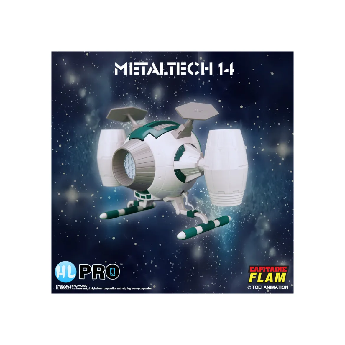 HLPro Metaltech 14 - Cosmolem Capitaine Flam - Cosmoliner Captain Future