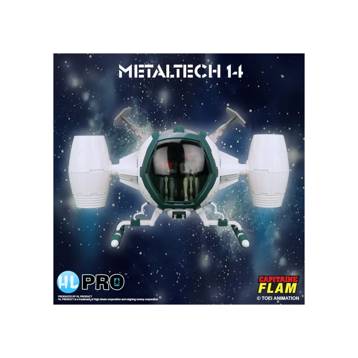 HLPro Metaltech 14 - Cosmolem Capitaine Flam - Cosmoliner Captain Future